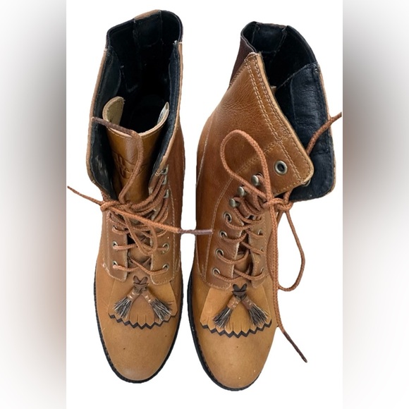 Ariat Sz 8 B Women’s Leather Equestrian Tassel Horse Brown  Boots Style 33471 - Picture 4 of 7